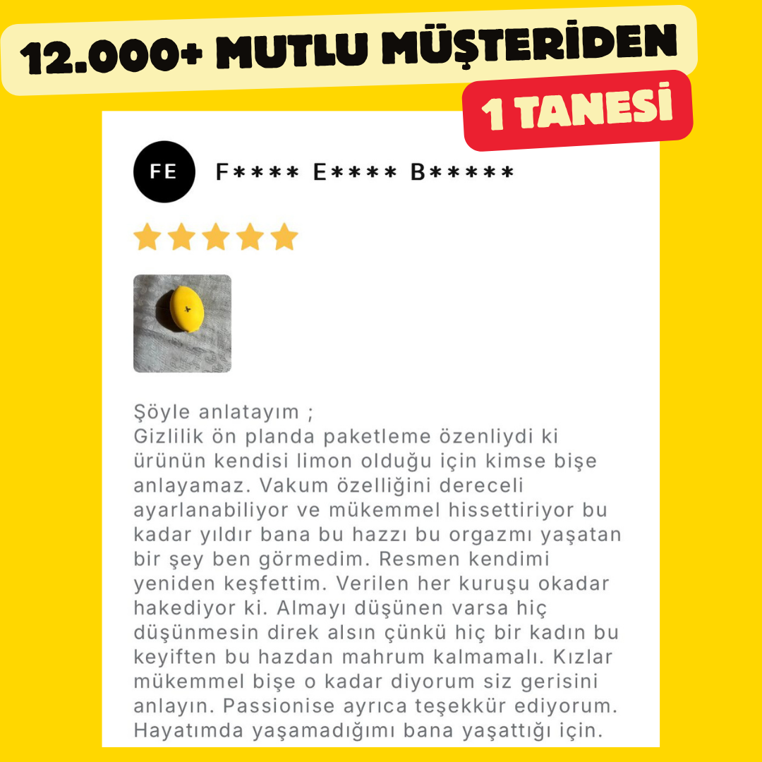 Limon : Klitoral & Göğüs Masaj Aleti